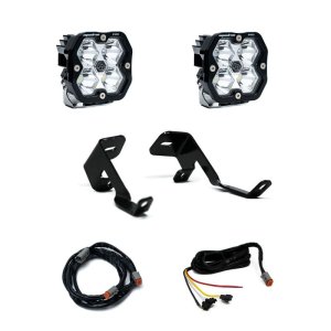Ford F-150 Lights - A-Pillar - Baja Designs - Squadron Pro 2.0 - Clear - `15-`20